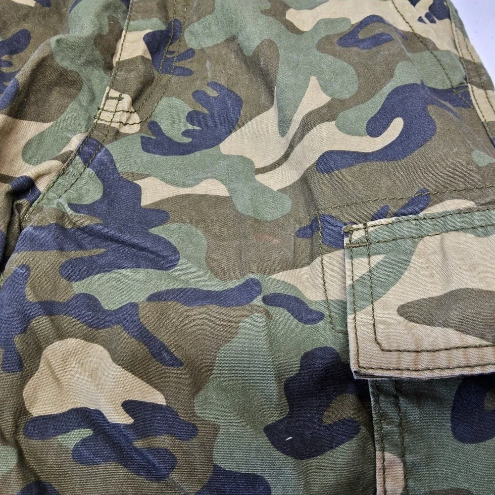 The Children's Place Cargo Shorts Kids‎ Size 10 Green Gray Camo 2-Pack Utility